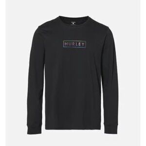 Hurley Men's Long Sleeve Black T-Shirt